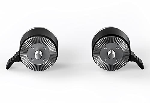 Tilta Quick Adjust Rosette Adapter Filmmaking Kit Compatible with Tilta Lightweight Shoulder Rig, RS2/RS3 Pro Gimbal - Black（One Pair）TA-ARA-P-B