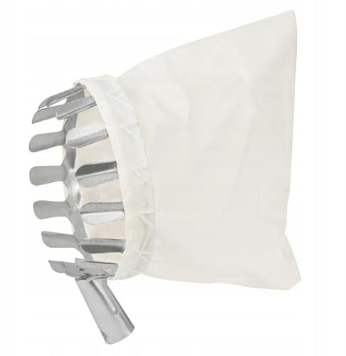 BirnePower Obstpflücker Apfelpflücker Obsternter Kirschpflücker Erntehelfer Fangbeutel Metall verzinkt Korb Pflücker 15 x 15 cm (Obstpflücker)