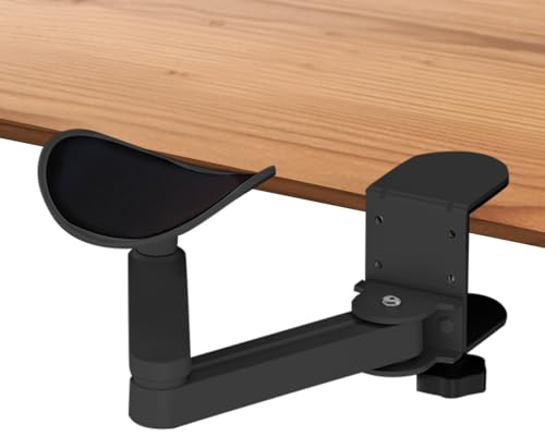 Generisch Extension de bras de bureau pour bureau | Support de coude, accessoire de table portable à pince pour poste de travail, chaise LECLINER Workbench