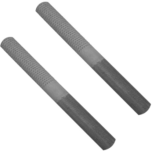 Lime multifonction 4 en 1 en acier au carbone pour le travail du bois et des métaux Finition lisse avec poignée ergonomique antidérapante Combinaison métal et bois