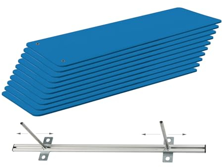 Sport-Thieme Gymnastikmatten-Set Gym 15 | 10 Bodenmatten + 1 Aufhängevorrichtung | Widerstandsfähig, rutschfest | Sanitized-Veredlung | Ideal für Gymnastik, Therapie, Fitness