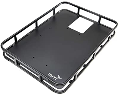 Tern Unisex – Erwachsene Shortbed Tray Gepäckträger, Schwarz, 28