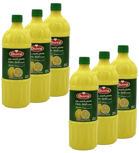 Lot 6x Jus de citron - Durra - bouteille 1L