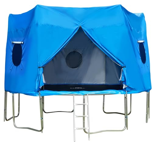 ODOXIA Trampolin Outdoor Zelt | 15 Fuß (ca. 460 cm) Trampolin Abdeckung | Zelt für Trampolin | Abdeckung Trampolin als Spielzelt | Trampolin Zubehör als Schutz vor Wind und Sonne | Trampolindach