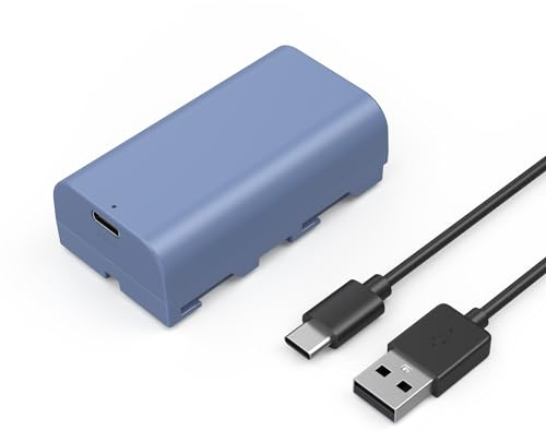 SMALLRIG Battery Akku für NP-F550 3500mAh Ersatzakku für Sony NP-F550 F570 F750 F770 F950 F960 F970, USB-C schnell aufladbarer Kamera-Akku für Monitore, LED-Videoleuchten, Camcorder - 4331