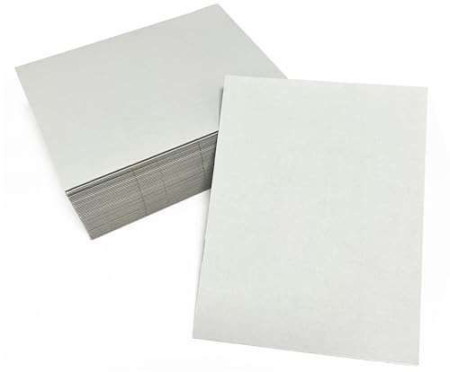 50 Packs 11x14 Inch Corrugated Cardboard Sheets, Rigid White Cardboard Divider Inserts for Shipping, Mailing, DIY Décor and Crafts.