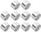 METALLIXITY Écrou de Soudage à Souder (M8x12mmx8mm) 20 Pièces, Raccord de Réservoir de Carburant Soudable en Acier Inoxydable - pour l'Entretien Des Composants, Adaptateur à Souder