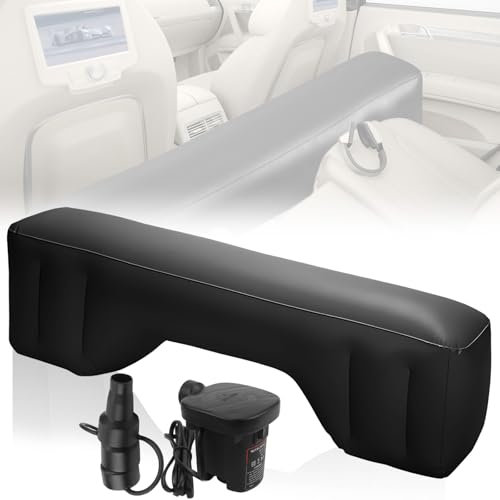 FSWWSF Luftmatratze für Auto Rücksitz - Aufblasbare Matratze für Rückbank - Universal Tragbares Bett für Lücke - Kissen zum Arbeiten, Reisen, Camping, Schlafen