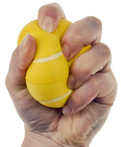 Entraîneur de force de préhension, ballon d'exercice pour les doigts | Balle à presser à la main,Ballon d'exercice de doigt de boule d'équipement de poignée pour les âges femmes hommes seniors