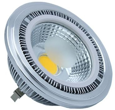 JCKJWL 1 pz Lampadina LED AR111 dimmerabile 9W G53 Lampadina LED equivalente a 90W 3000-6000K Illuminazione di grandi aree(Warm White)