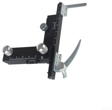 Pied à coulisse mobile pour microscope avec échelle, en alliage pour accessoires de microscope biologique, outil de mesure plat de rechange