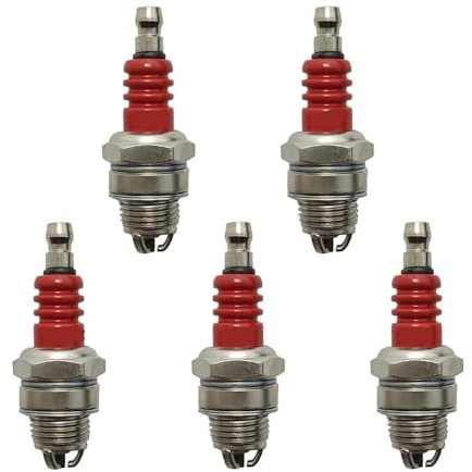 EWvsRBAZ Bujía de Poste de 3 Lados L7T, 5 uds., Apta for Cana y Cepillo CU, maquinaria de jardín, Accesorios de Herramientas for cortacésped