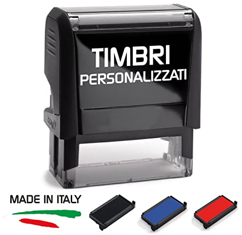 Timbro Shiny Printer - 22 x 58 mm - Timbro Autoinchiostrante - possibilità di personalizzazione - Modello: S-854