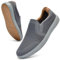 Puxowe Zapatillas para Hombre Malla Slip On Zapatos Deportivas Verano Plano Bambas 40 EU Deep Gray