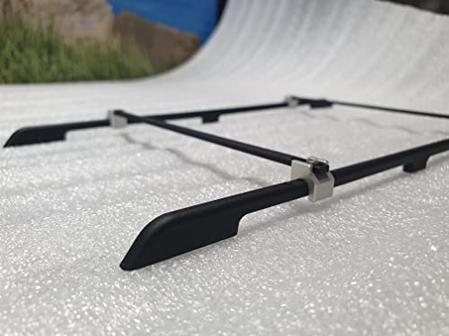 H-TECH RC CNC Aluminum Metal Roof Rack for Traxxas TRX4 Ford New 2021 Bronco 1/10 Accessories (Black)