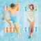 Delycazy 2PCS Flotadores de Piscina, 4 en 1 Hamaca de Agua para Playa, Colchoneta Hinchable para Adultos