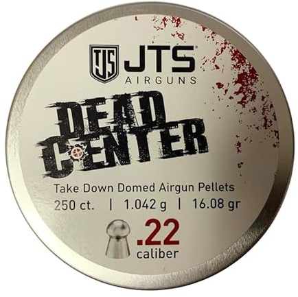 JTS Dead Center - Domed .22/5.5mm 16.05gr Air Gun Pellets (250)