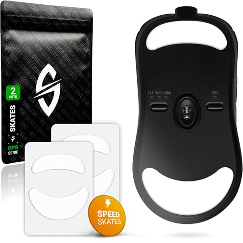 SensoryBoost DPS Glides (2er Set) kompatibel mit BenQ Zowie ZA 13, ZA 13-B, ZA 13-C - Ultra Schnell, Abgerundet, Langlebig - PTFE - Ersatz-Mausfüße, Skates – Gaming Maus Upgrade Zubehör