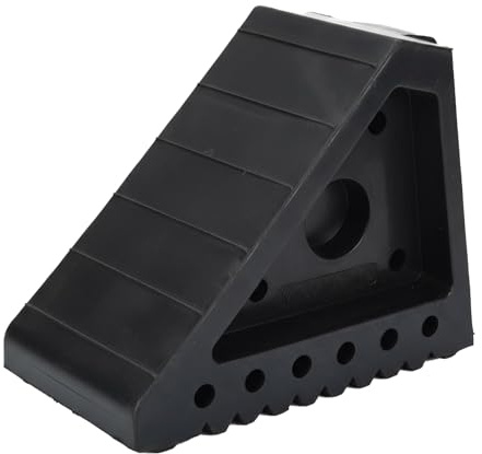 Cuñas de Rueda | Tapones compactos Antideslizantes y Seguros | Cuñas de Rueda Resistentes, para Camiones, caravanas, remolques, vehículos automotrices, de Herramientas al Aire Libre