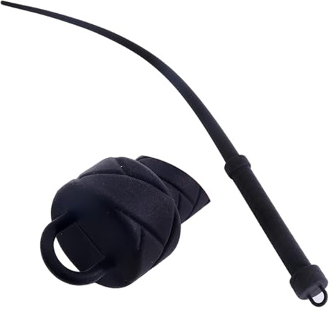 Rwigeboo Frustino da Equitazione Frustino da Cavallo in Silicone Lungo 24 Pollici da Cavallo Leggero e Confortevole con Manico Antiscivolo Frusta da Equitazione Portatile per Allenamento