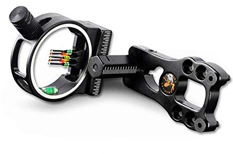 SHARROW 5 Pin Bow Sight Visione di Arco a Fibre Ottiche Alluminio Lega per Arco Compound