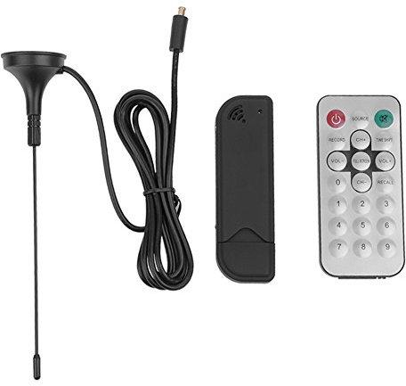 Dpofirs Chiavetta Sintonizzatore TV Digitale USB per PC,Mini Ricevitore TV USB2.0, ISDB-T TV Stick sintonizzatore HDTV, Antenna a Bastone Telecomando IR per PC