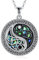 CUPENDA Yin Yang Halsketten Sterling Silber Keltischer Knoten Yin Yang BFF Anhänger Halskette Taichi Schmuck Geschenke für Frauen Männer