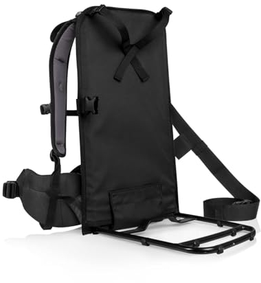 Teufel ROCKSTER AIR 2 & ROCKSTER NEO Backpack von Deuter - Hochwertiges Tragesystem, Stabiler + Leichter Aluminium-Rahmen - schwarz