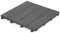 Blumixx WPC Terrassenfliesen Grau Geriffelt 4er Pack – 30x30 cm Klicksystem für Balkon, Terrasse & Garten – Wetterfest, Pflegeleicht, Einfach zu Verlegen – Outdoor Fliesen aus Holz-Kunststoff