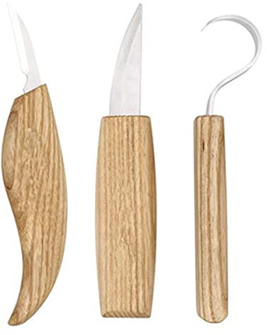 PartyKindom coltello da intaglio del legno Scultura strumenti da intaglio Incidere scalpello intaglio di trucioli maniglia attrezzo falegname utensili da taglio strumenti per l'incisione Beige