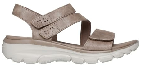 Skechers - Sandalias de Tiras Muy cómodas para: Mujer Color: TPE Talla: 37