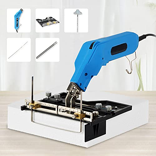 GJCrafts Styroporschneider Elektrisches 220V 150W, Foam Cutter mit Klingen & Zubehör Handheld, Heißmesser für Styroporsäge, Styroporplatten, Perlenbaumwolle, Schwamm, Lsolierplatte
