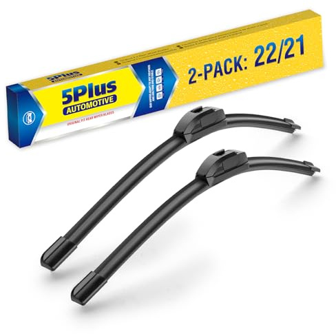 5 PLUS 22+21 Windshield Wipers fits Toyota Tacoma 2015-2005 Wiper Blades