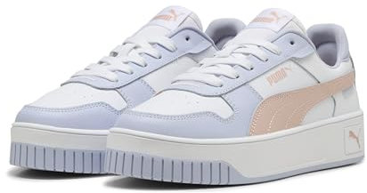 PUMA Damen Carina Street Sneaker, White-Rose Quartz-COOL Weather, 40 EU