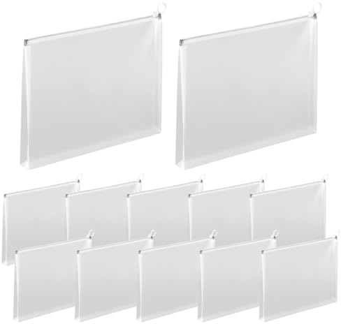Porte-documents étanche 12 pièces A4 A5 – Sac de rangement multifonction pour fournitures scolaires pour articles de papeterie, documents, documents, prospectus