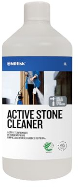 Nilfisk Limpiador Activo para Piedra - Detergente de Hidrolimpiadora para Superficies Exteriores (1 L)