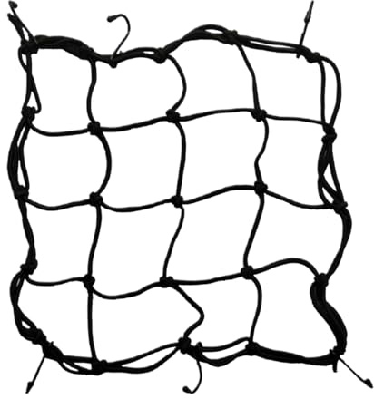 Red de Equipaje Elástica Moto, Red de Casco para Moto, Red Elástica de Carga para Bicicleta Moto Cuerda Equipaje Portaequipajes Trasero Sujetar Cascos