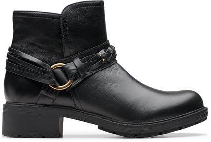 Clarks Hearth Kaylie Womens Black Leather, 7