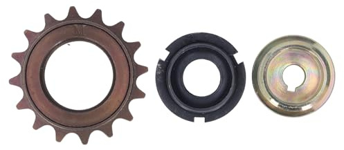 Hominas Rueda Libre De Bicicleta, 16 Dientes Rueda Libre De una Sola Velocidad Piñón De Cadena De Acero para Triciclos Eléctricos Motocicletas Karts