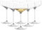 LEONARDO HOME PUCCINI 069593 - Ciotole da champagne • 6 pezzi • 350 ml • Bicchiere da cocktail • Bicchiere da champagne • Forma classica • Design elegante • Ideale per aperitivo e dessert • Lavabile