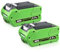 2Packs 29462 8.0Ah Lithium-ion Replacement for GreenWorks 40V Battery Compatible with GreenWorks Battery 40V 29472 29462 29252 20202 22262 25312 25322 20642 22272 27062 21242 Power Tools