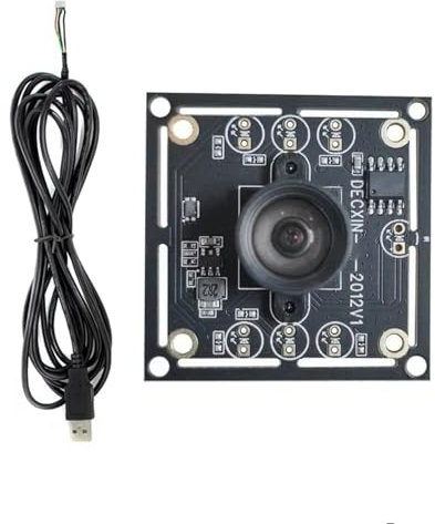 Javoryxh 1 juego de módulo de lente de cámara de 100 grados, módulo de cámara USB OV9732 de 1/4 pulgadas con cable de conversión
