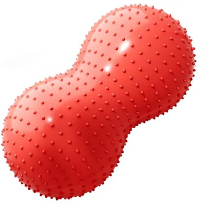 Baoblaze Pelota de Equilibrio para con Bomba, Asiento Flexible, Equilibrio y Estabilidad para el, Rojo