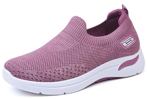 Mertmliy diabetiker skor för kvinnor, ventilerande fritidsskor, nätpromenadskor, lätta utomhusskor, korrigering, tår, hallux valgus skor, halkfria hälsoskor
