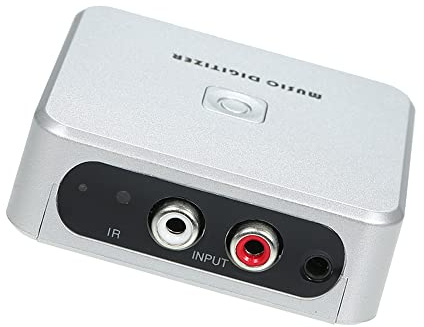 Jiawu Numériseur de Musique pour Convertisseur Analogique vers MP3, Lecteur de Disque Autonome avec clé USB pour Carte SD, Port Mini USB, Lecture et Télécommande