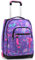 Seven Trolley, 2 in 1, Schulranzen mit Rollen, Rucksack mit Trolleyfunktion für Kinder, ab 1. Klasse, für Schule, Reisen, Mädchen&Jungen, violett, Iridescent