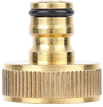 Carnaval Commerçant 1 Pouce Filetage Femelle Connexion Rapide connecteur de Tuyau Adaptateur de Tuyau d'eau, Tuyau de Jardin raccords à Connexion Rapide,Nez de Robinet Automatique Laiton Femelle