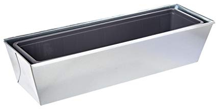 Gabioka flowerbox Standard 60cm für Gabionen aus Doppelstabmatten und Doppelstabmattenzäune/Hängekasten/Pflanzkasten (1, verzinkt)