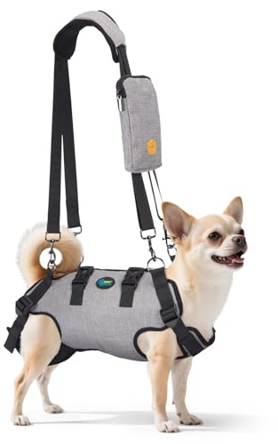 Ownpets Imbracatura per il trasporto, imbracatura per cani di piccola taglia, panno per cani di piccola taglia, pettorina tutto il corpo, borsa per cani con tracolla, morbida, impermeabile, XS