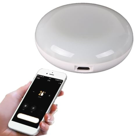 Cloud Even Tuya Smart IR Telecomando Sensore di temperatura e umidità integrato per condizionatore TV DVD AC Funziona con Alexa, Google Home, IR01-TH